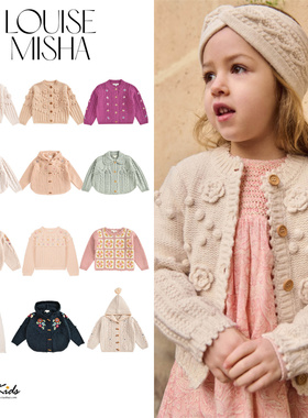 6ZShinyee▲Louise Misha aw25秋冬女童针织衫开衫毛衣 披风斗篷