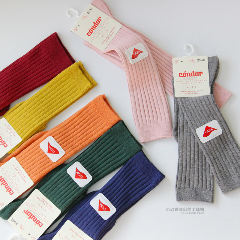 不退换西班牙condor儿童宝宝糖果色坑条中筒袜 纯棉不起球2016/2|msdalam kategori Kanak-kanak/Bayi/Keluarga dipasang, sarung kaki kanak-kanak (0-16 tahun) - dari Buy2taobao.com untuk memberikan perkhidmatan ejen Taobao profesional membeli