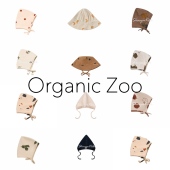 zoo 4折清仓 organic 婴幼儿系带帽子尖尖帽护耳帽