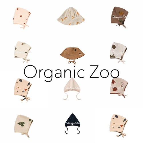 4折清仓 organic zoo 婴幼儿系带帽子尖尖帽护耳帽