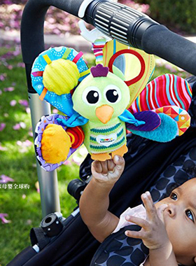 6折清 拉玛泽lamaze婴幼儿车床挂玩具摇铃牙胶带响纸布艺安抚玩具