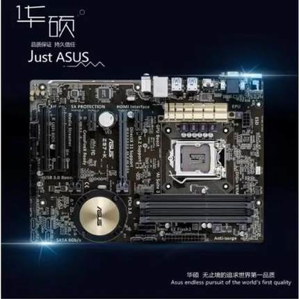 Asus/华硕 Z97-K 1150针集成VGA DVI大板 M.2 接口 支持I5 4790K