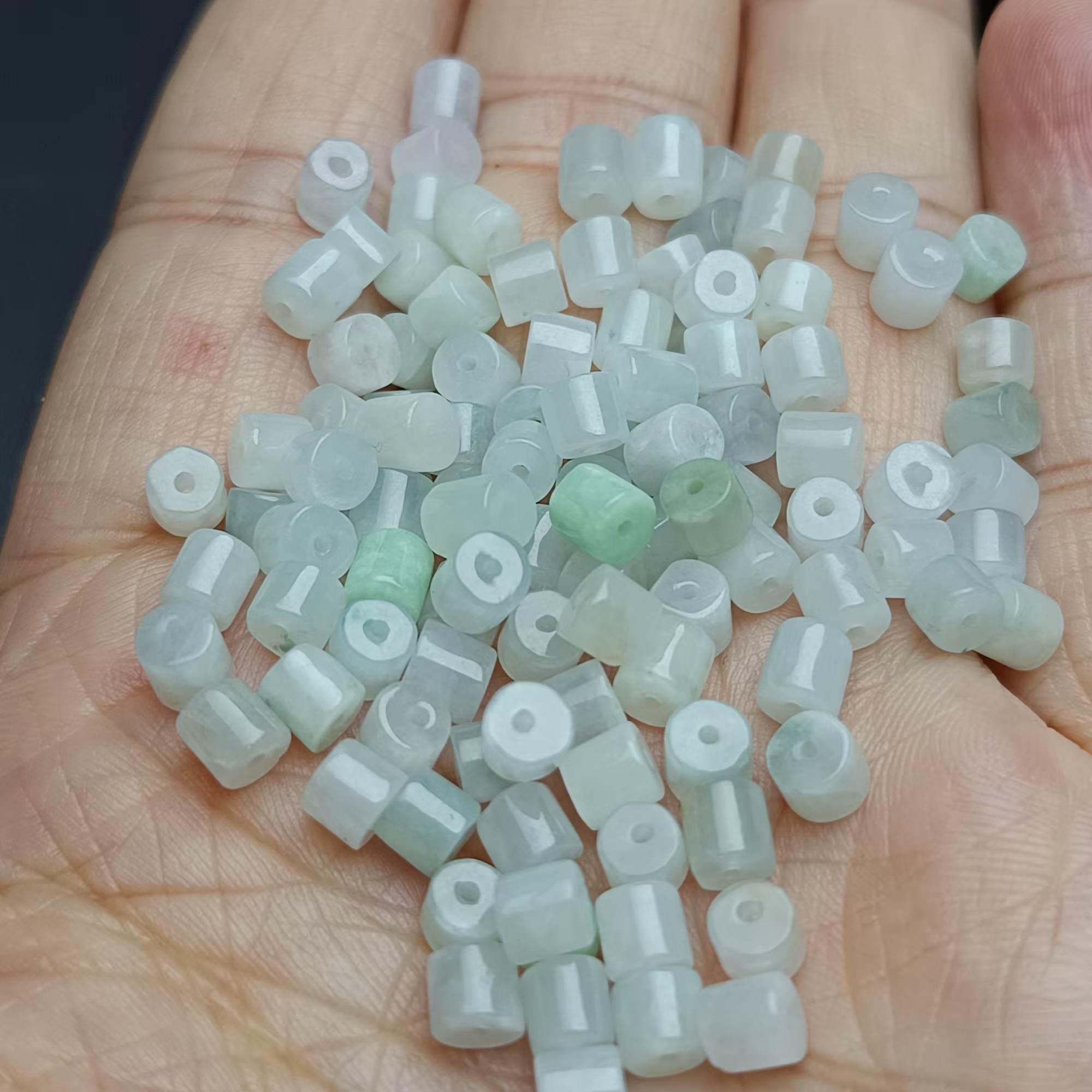 A货桶珠直切散珠配饰卡4