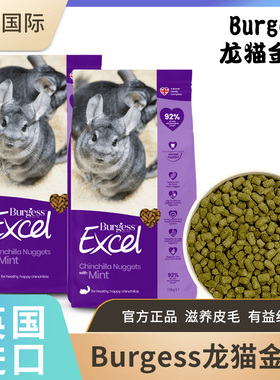 Burgess布格斯现货英国进口龙猫粮食主粮饲料龙猫粮主粮鼠粮