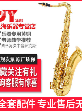 金音萨克斯 金音降B漆金镀银次中音萨克斯JYTS-E100G