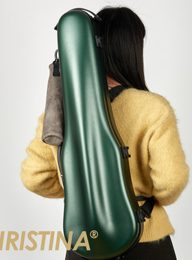 新款小提琴琴盒 VB94墨绿色带提手琴盒 专业轻便易携带 4/4尺寸