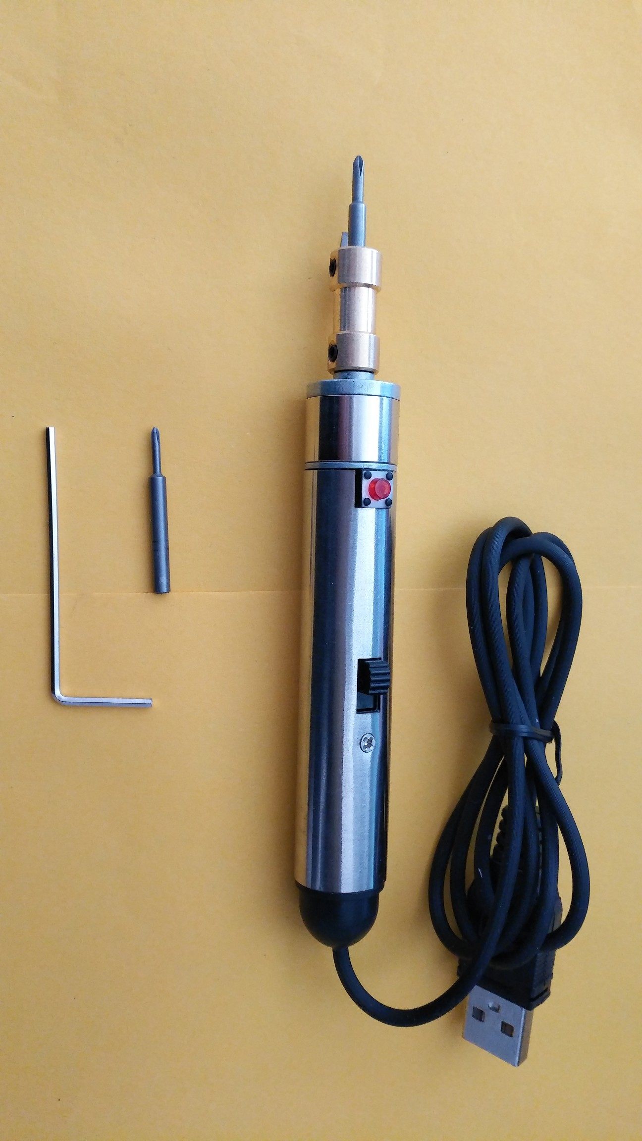 USB小型电动螺丝刀迷你mini型 手机维修专用带磁性电批促销