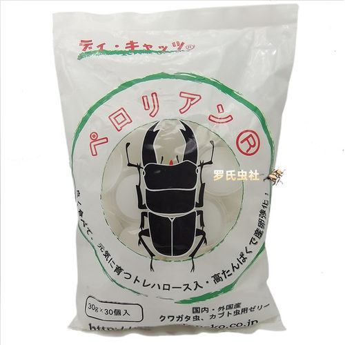高蛋白锹甲虫果冻营养独角仙饲料
