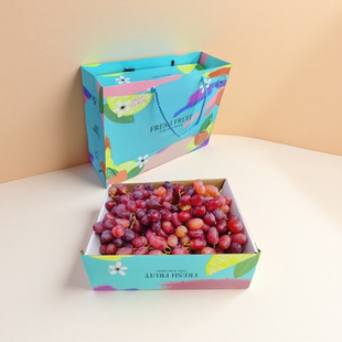 无籽脆皮纯甜红提水果礼盒送礼员工福利企事业单位配送