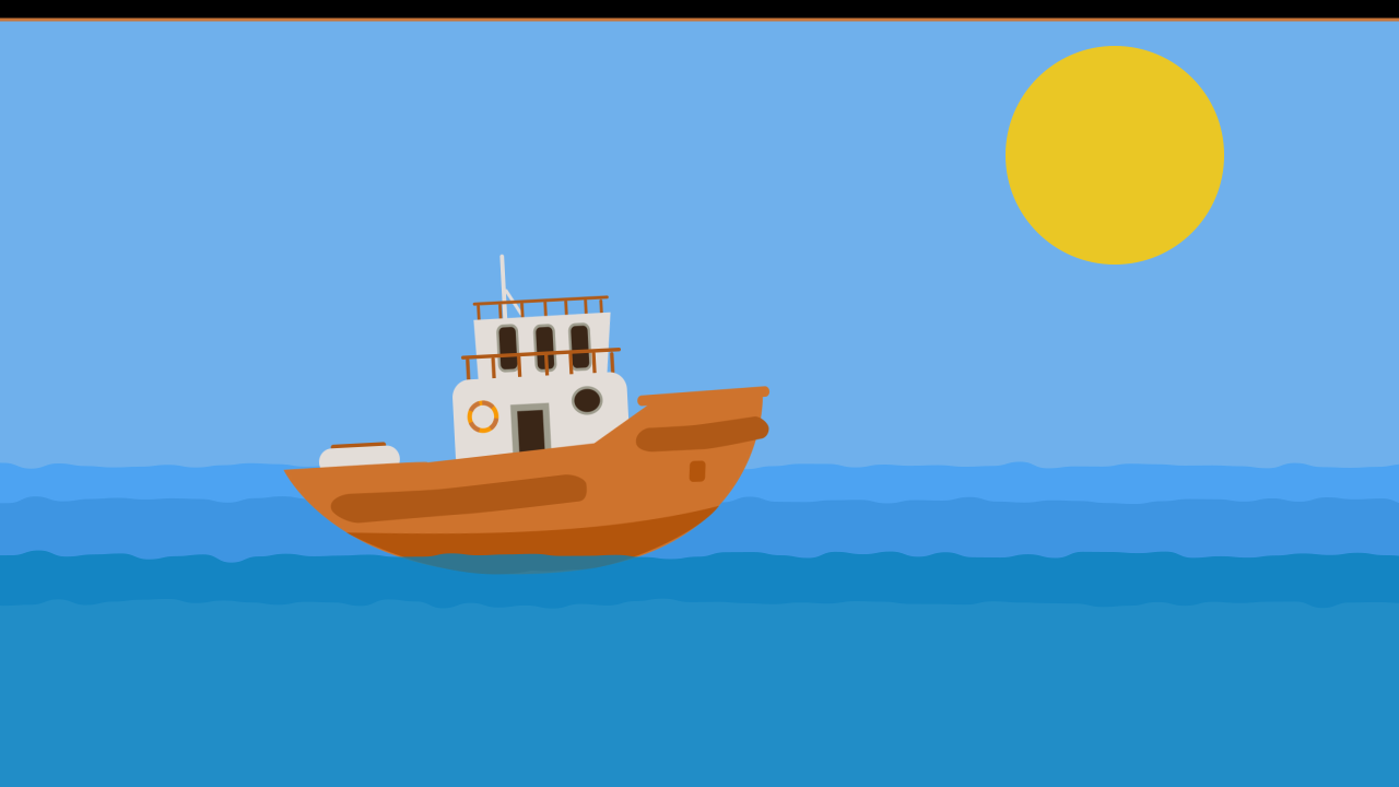 ae动画素材 ae源文件 a231116ae小船动画 mg动画ae工程文件ae模板