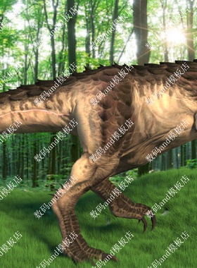 霸王龙骨骼绑定模型三维3d素材maya3dsmaxc4d虚幻ue4blende霸王龙