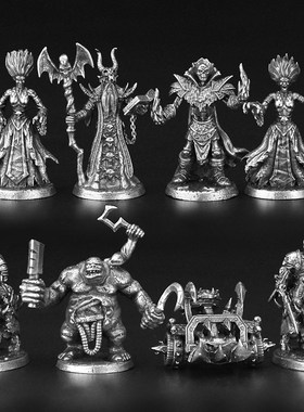 金属魔兽争霸摆件亡灵士兵人模型
