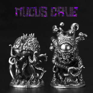 金属粘液洞窟母脑多眼怪兵人模型手办玩具桌面游戏棋子摆件礼物男