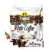 黑王白咖啡马来西亚原装 进口原味速溶特浓三合一白咖啡正品