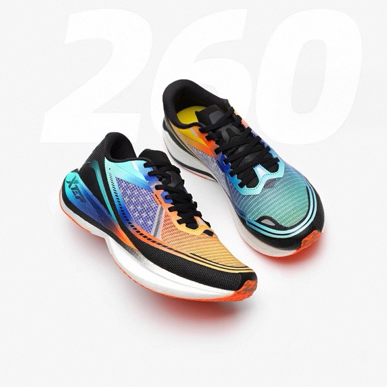 特步260 1.0竞训鞋初跑日常竞速慢跑稳定训练跑缓震运动鞋尼龙板