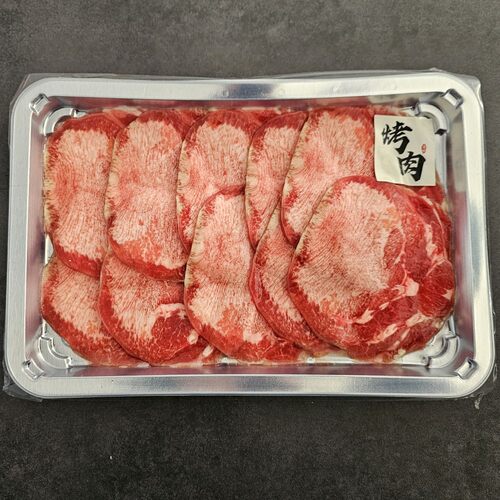 牛舌烤肉片  250g 安格斯牛舌 去皮 鲜嫩肥美 烧烤