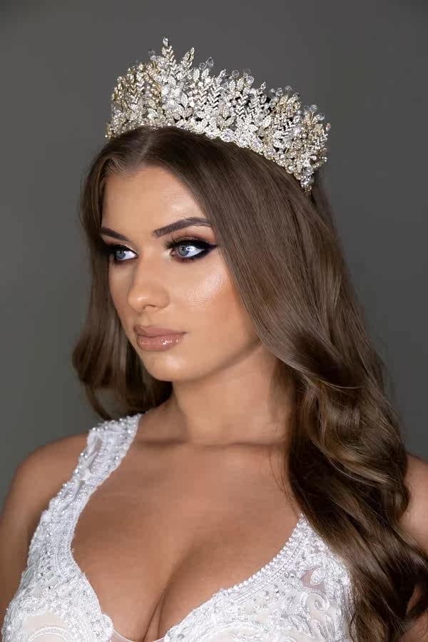2025 01美国专柜代购Tiaras Crowns高端新娘皇冠发箍发卡结婚发饰