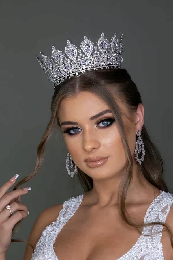 2025 01美国专柜代购Tiaras Crowns新娘结婚高端皇冠发箍发卡发饰