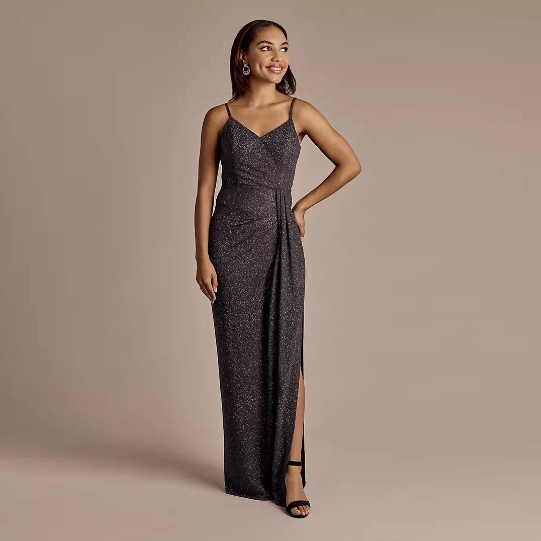 2025 02美国专柜正品代购DB studio新娘结婚晚礼服V领伴娘连衣裙