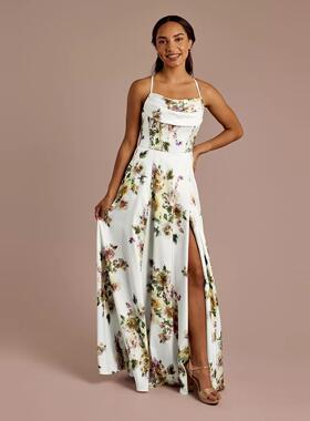 2025 02美国直邮专柜正品代购galina新娘结婚晚礼服伴娘长连衣裙