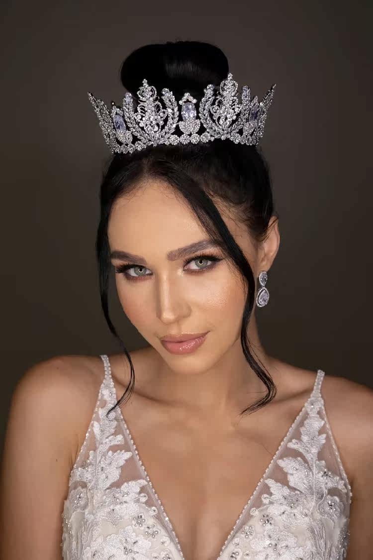 2025 01美国专柜代购Tiaras Crowns新娘结婚高贵皇冠发箍发卡发饰