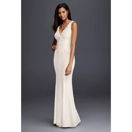 2025 02美国直邮专柜正品代购DB studio新娘结婚长裙白色V领婚纱