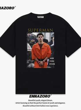 Luigi Mangione路易吉纯棉短袖T恤衫美式复古衣服T-shirt纪念衫