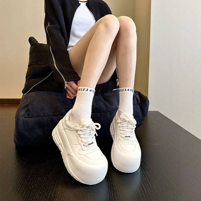 甜酷春秋潮款~2026厚底大头面包鞋女鞋厚底鞋丑萌可爱小白鞋板鞋,女鞋,时尚休闲鞋,淘宝优惠券,粉丝福利购,淘宝优惠卷