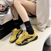 运动鞋 WSWS｜超舒服 女鞋 休闲鞋 软底2026春季 徒步真皮复古德训鞋