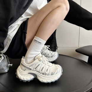 女休闲运动鞋 徒步增高厚底老爹鞋 配阔腿裤 WSWS｜国潮神店2026新款