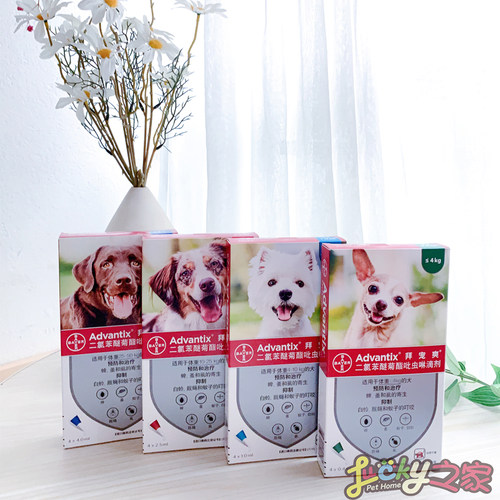 拜宠爽犬用体外驱虫药拜宠清套餐