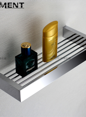 浴室全铜置物架 卫生间淋浴壁龛置物篮 方形小号bathroom basket