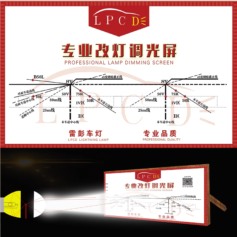 定制调光屏布调灯布装透镜改灯新店装修看光型看法规标准配光屏幕