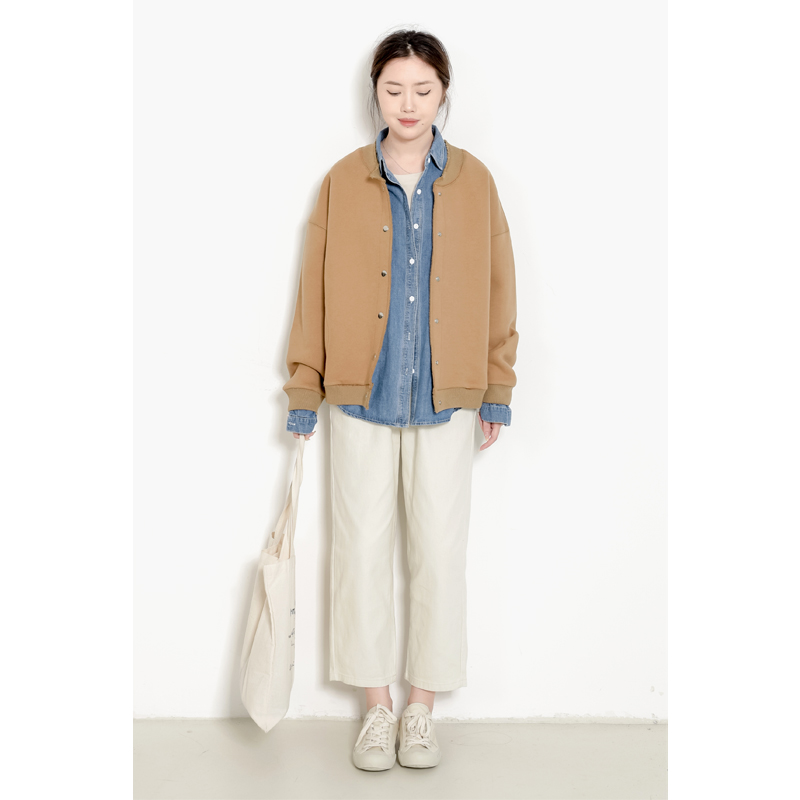 日系常规棉刺绣短外套