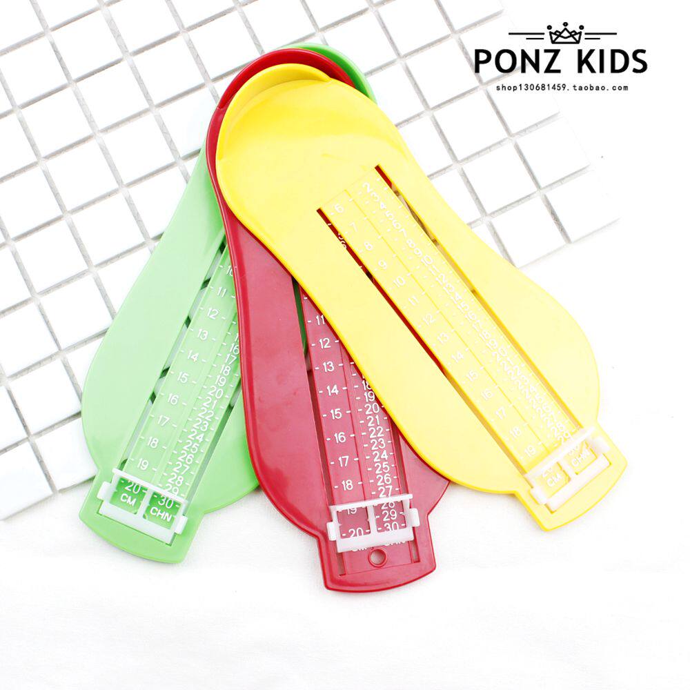 宝宝买鞋量脚器儿童婴儿脚长测量器环保妈妈0-4岁使用20cm长