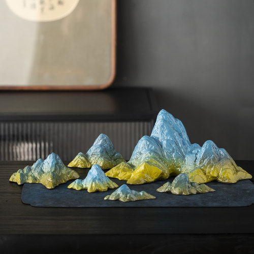 微景观假山枯山水摆件线香插