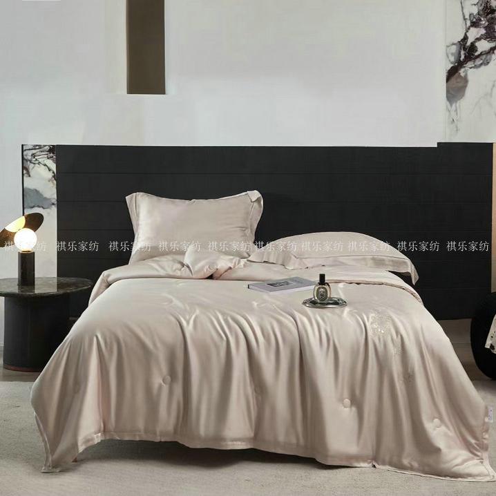 轻奢天丝桑蚕丝四季被素色桑蚕丝双宫茧春秋被空调被