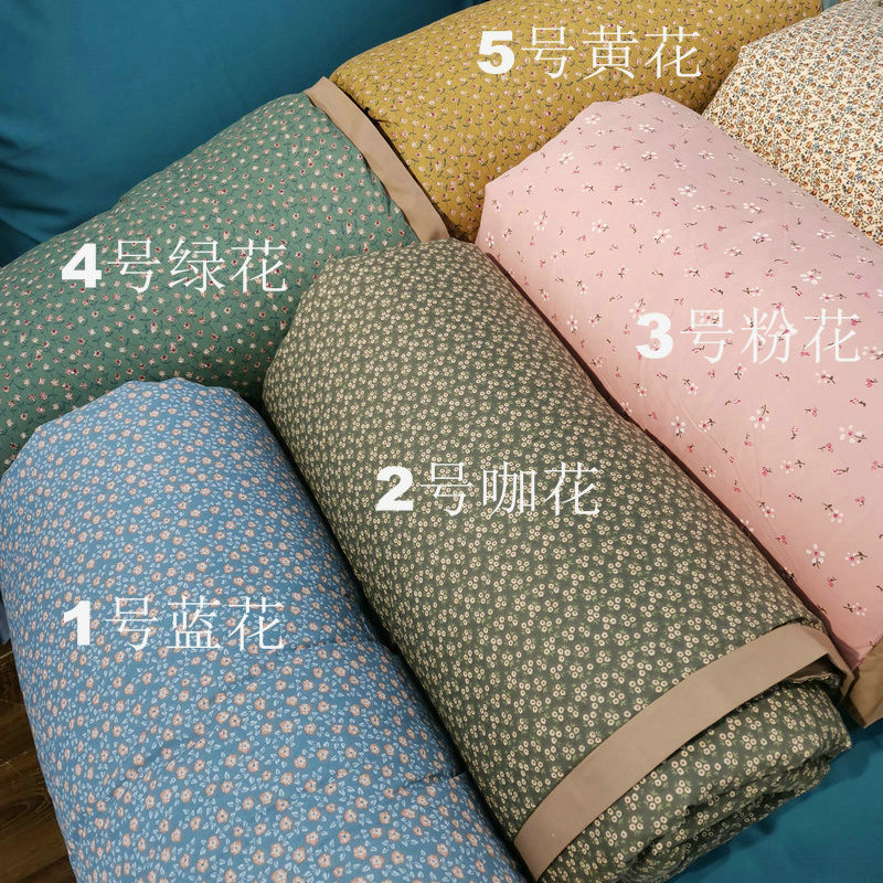 100支纯棉平纹 法式水洗纯棉单人被套双人被套双人床单柔软舒适