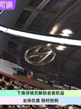 现代staria MPV古铜色蓝色银色个性前后H字标hyundai EMBLEM LOGO