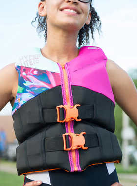 美国直邮 hyperlite儿童成人专业救生衣大浮力背心游泳救生衣