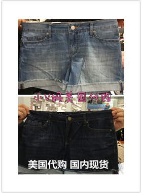 小V妈美国递回 Calvin Klein女士CK超短裤牛仔裤热裤时尚百搭