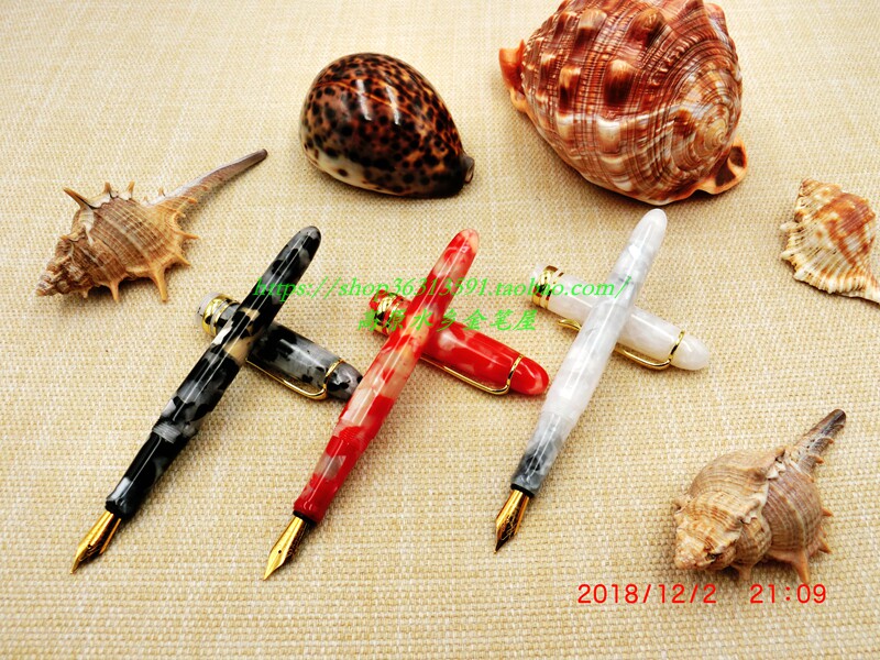 尚迈【KOI锦鲤】にしきごい红金锦鲤福运钢笔进口树脂限定珍藏款