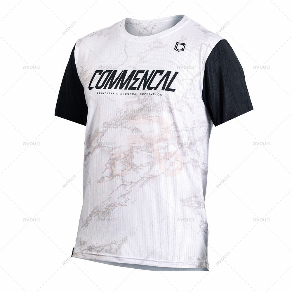 Commencal 速降服短袖户外速干透气山地自行车运动赛车越野骑行服