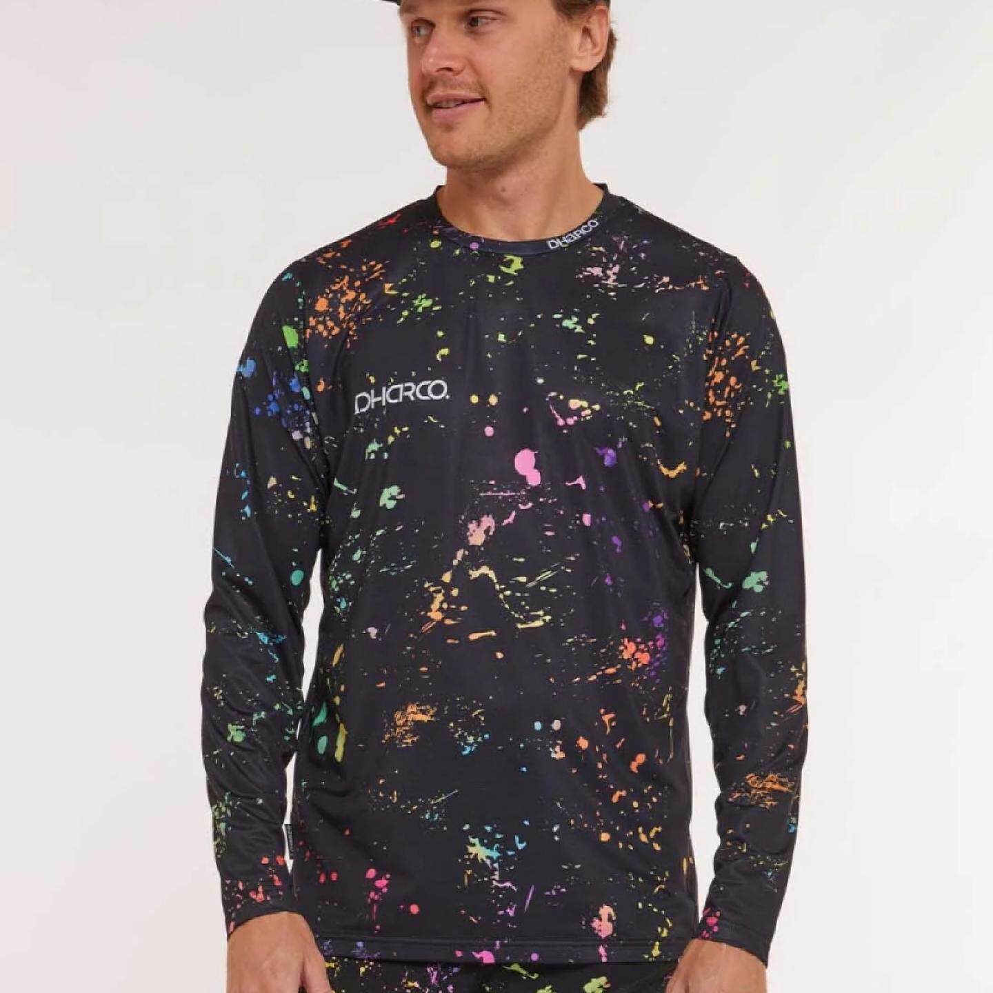 新款DHARCO速降服长袖户外速干透气山地林道自行车骑行服 MTB球衣