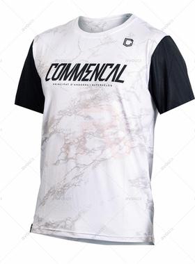 Commencal 速降服短袖户外速干透气山地自行车运动赛车越野骑行服