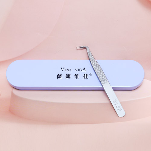 薇娜维佳鹰嘴镊假睫毛镊子