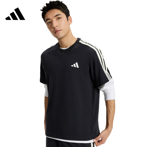adidas阿迪达斯男子运动休闲短袖T恤KR2490