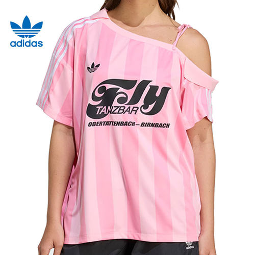 adidas阿迪达斯三叶草夏季女子运动休闲短袖T恤KD2277