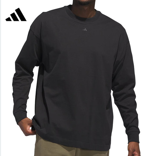 adidas阿迪达斯男子运动休闲长袖T恤JX5580