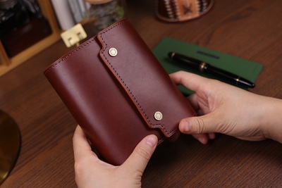 活页三折牛皮手帐礼墨良品